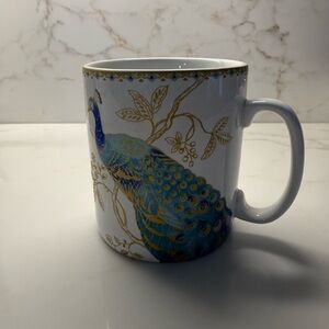222Fifth Peacock Garden Jumbo Mug